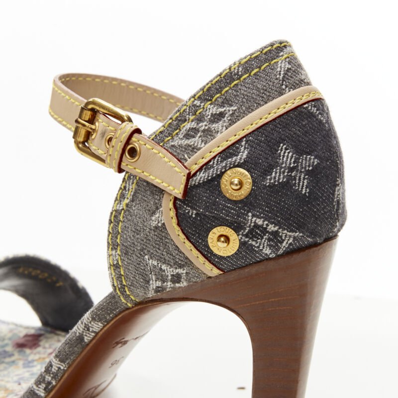 Louis Vuitton Patchwork Heel Sandal - Detail 2