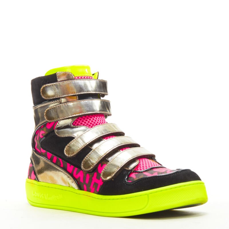 Louis Vuitton Graffiti Hi Tops - Back view