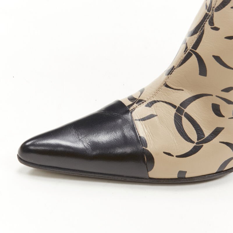 Chanel CC Logo Toe Bootie - Detail 2