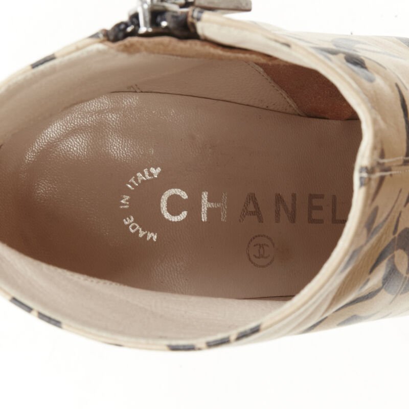 Chanel CC Logo Toe Bootie - Image 11