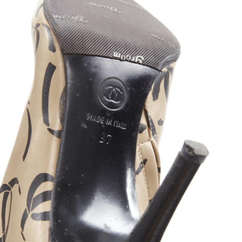 Chanel CC Logo Toe Bootie - Image 12