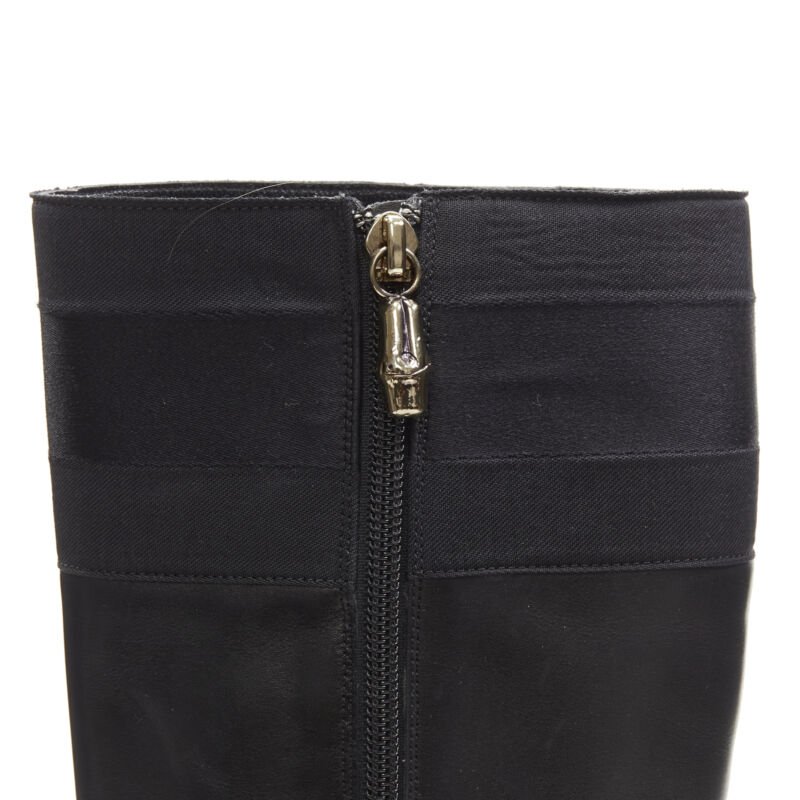 Gucci Strass Back Knee Boots - Back view