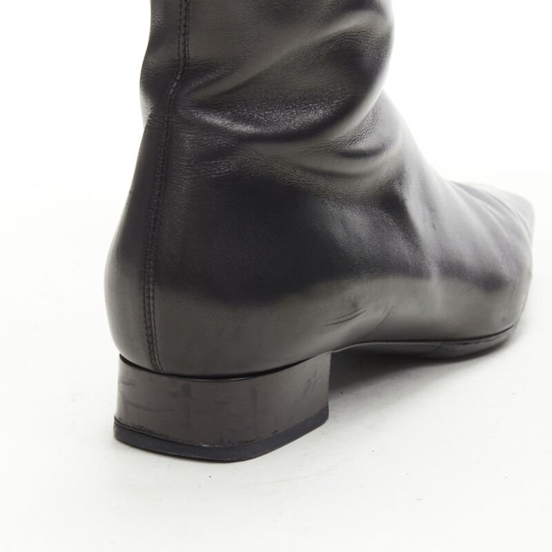 Gucci Strass Back Knee Boots - Image 11