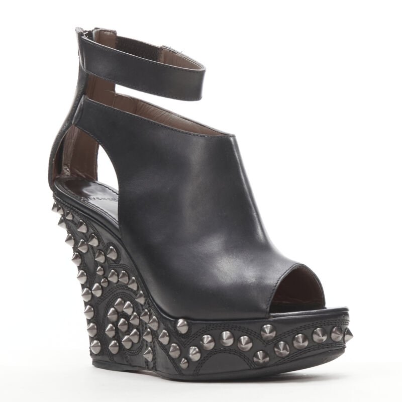 Givenchy Black Studded Wedge - Image 6
