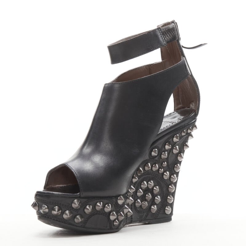 Givenchy Black Studded Wedge - Side view