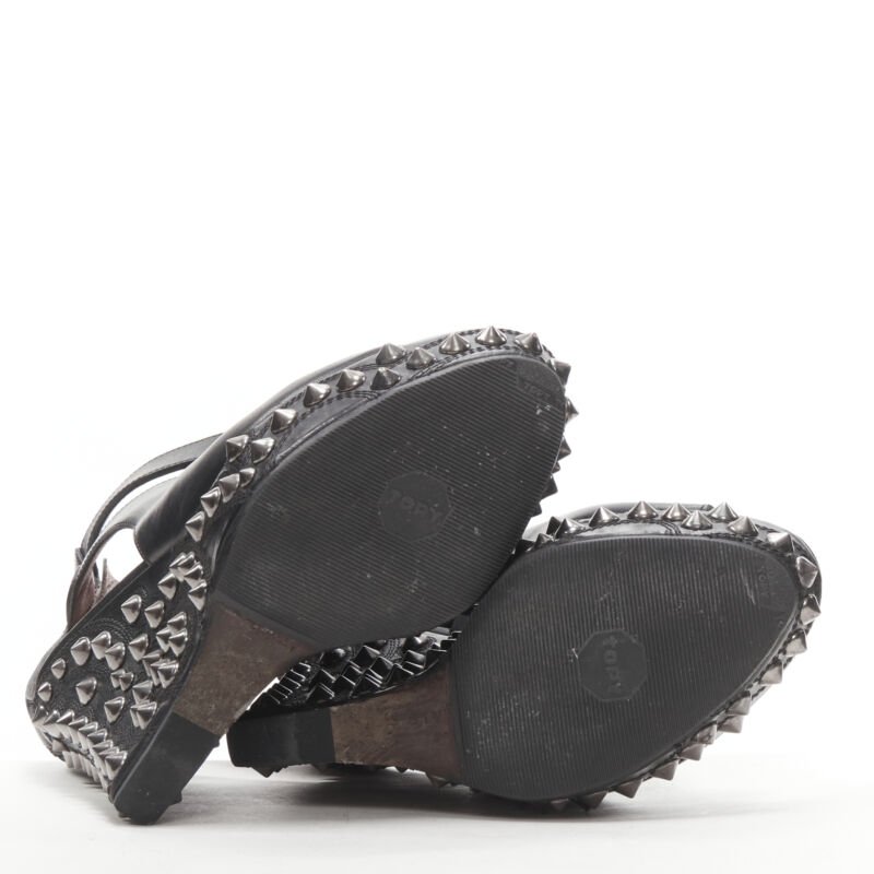 Givenchy Black Studded Wedge - Image 13