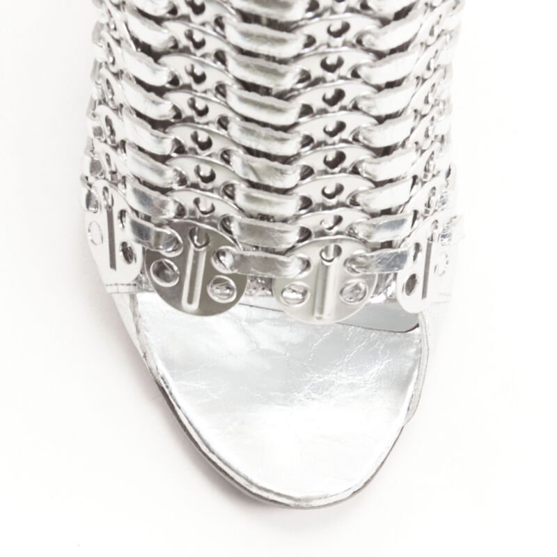 Givenchy Silver Disc Booties - Detail 2