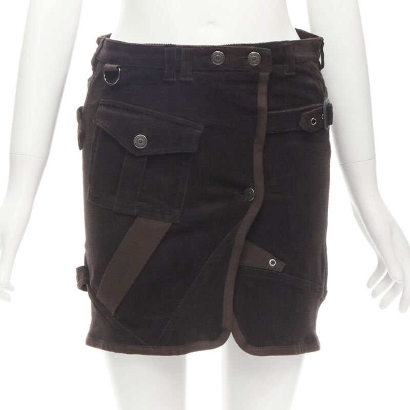 Burberry Corduroy Trench Skirt