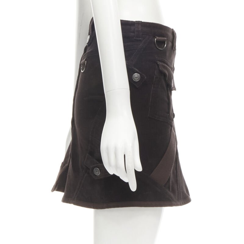 Burberry Corduroy Trench Skirt - 4