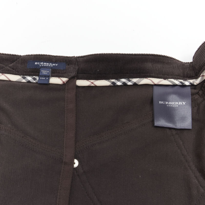 Burberry Corduroy Trench Skirt - Image 10