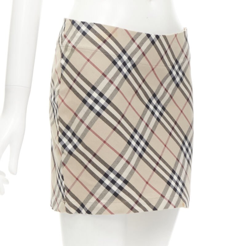 Burberry Check Mini Skirt - Image 6