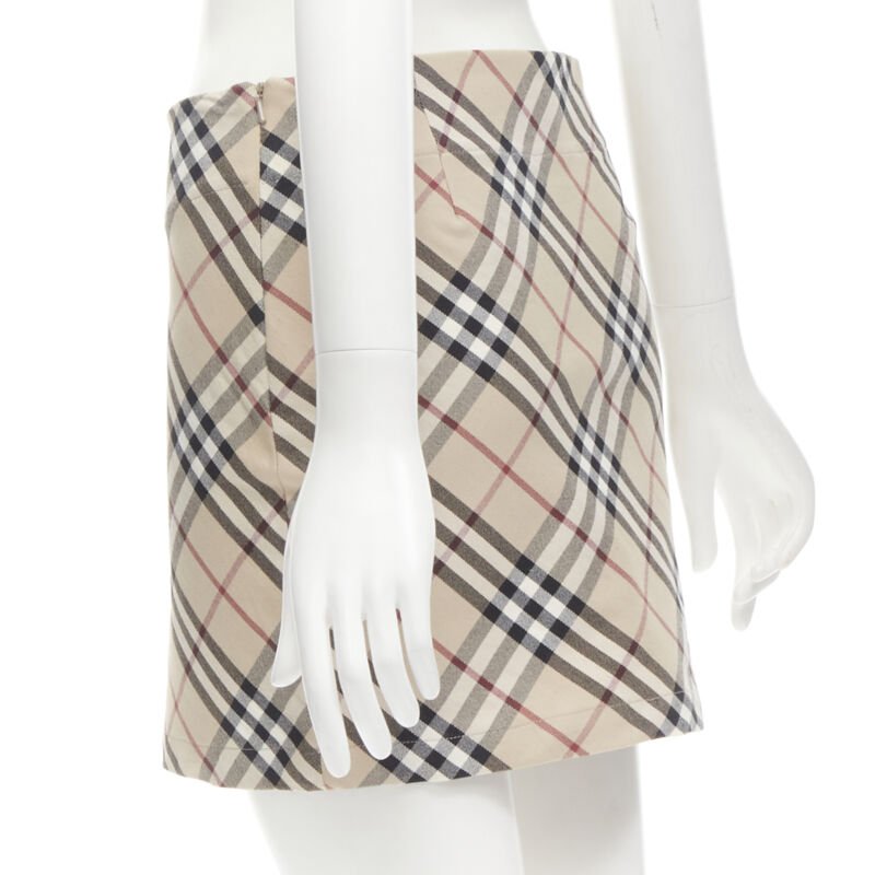 Burberry Check Mini Skirt - Detail 1