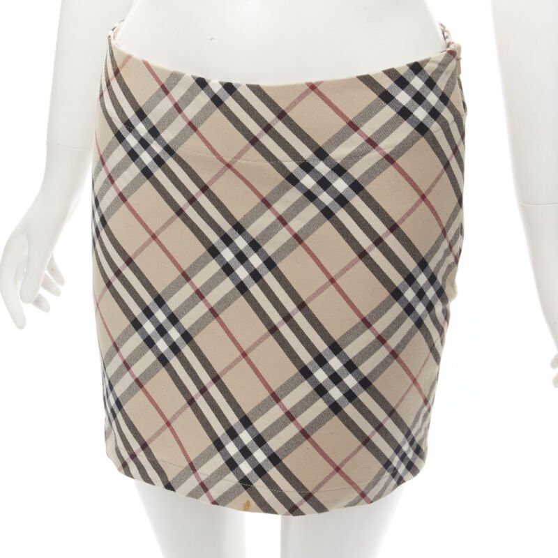 Burberry Check Mini Skirt - Detail 2