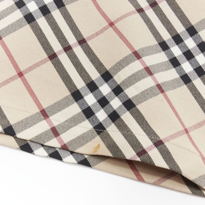 Burberry Check Mini Skirt - Image 10