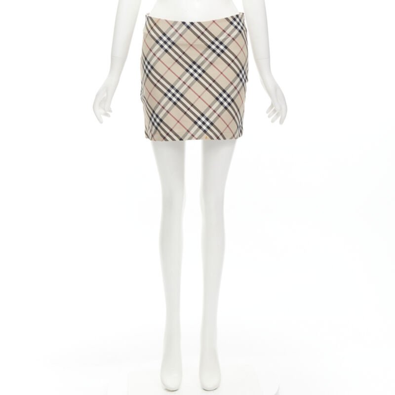 Burberry Check Mini Skirt - Image 13