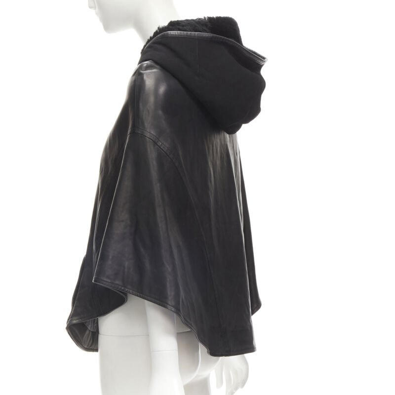 Ines Et Marechal Shearling Hood Cape - Detail 1