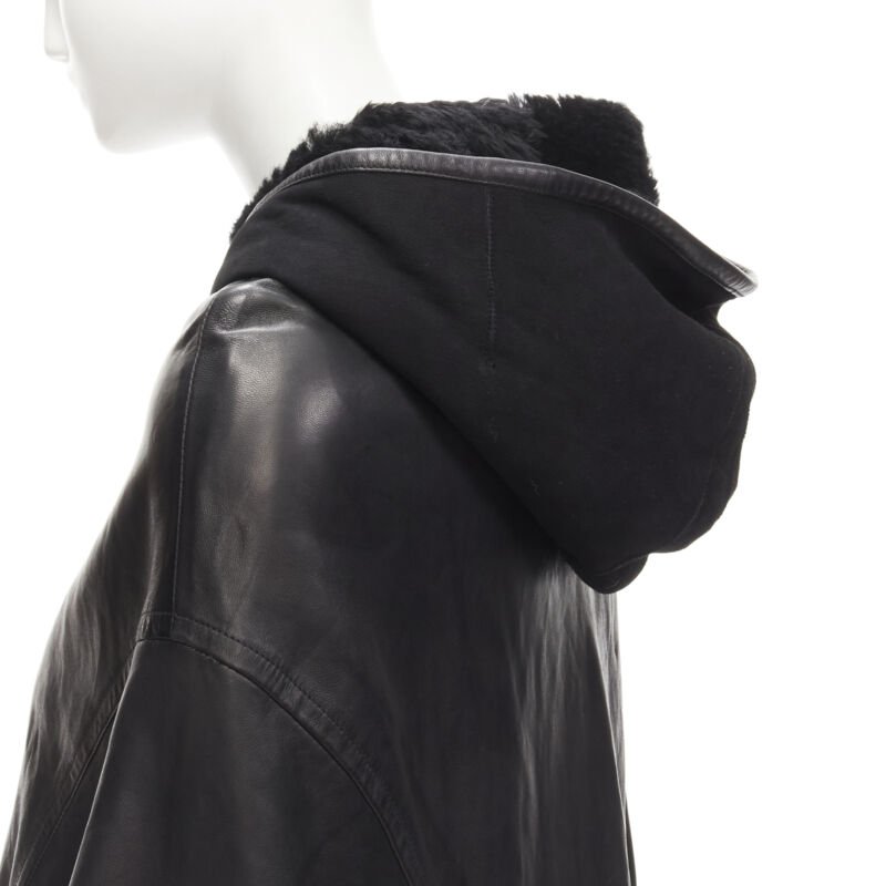 Ines Et Marechal Shearling Hood Cape - Detail 2