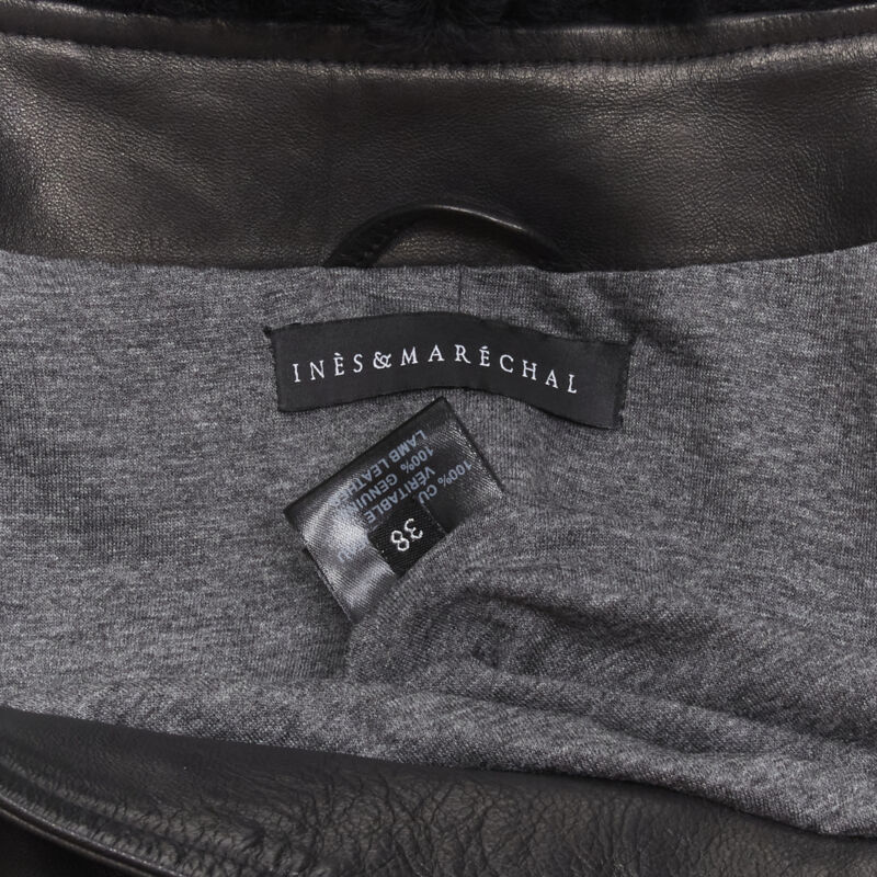 Ines Et Marechal Shearling Hood Cape - Image 10