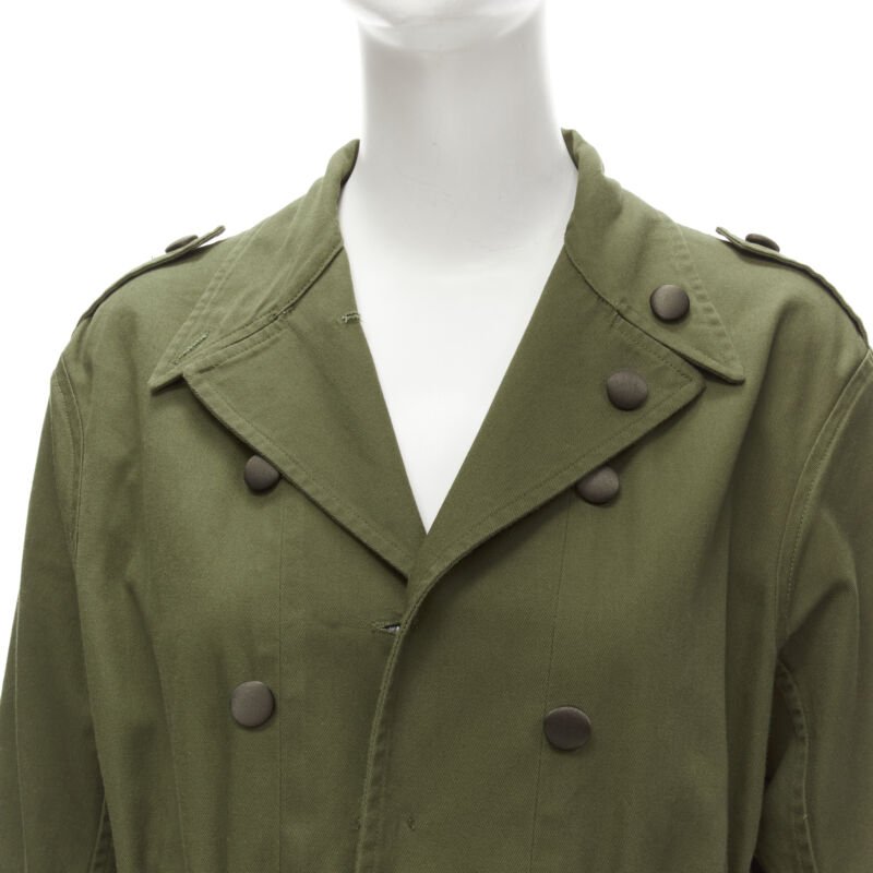Harvey Faircloth Green Cotton Fur Jacket - Image 10