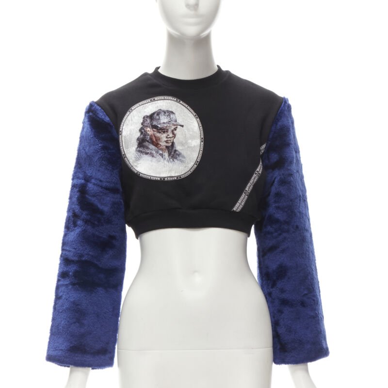 Nasir Mahzar Velvet Fur Sweatshirt