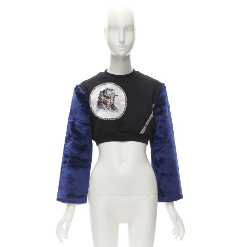 Nasir Mahzar Velvet Fur Sweatshirt - Image 11