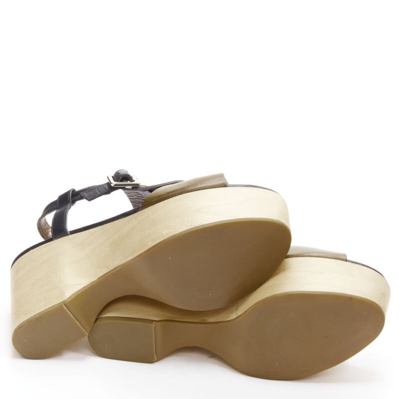 Marni Platform Wedged Sandals - Image 13