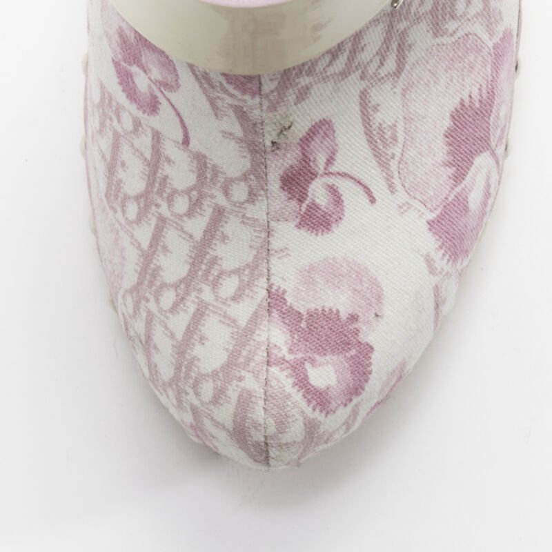 Christian Dior Monogram Wooden Clogs - Detail 2