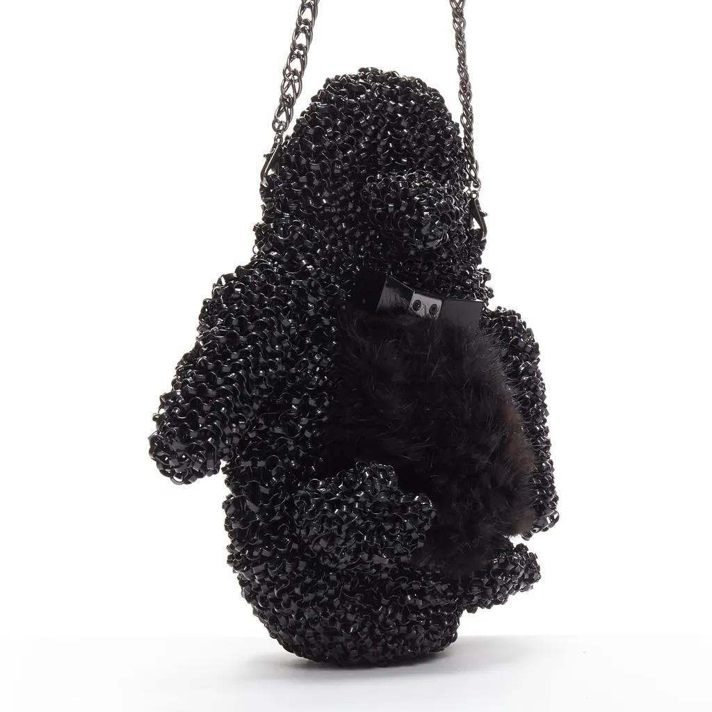 Anteprima Penguin Chain Bag Black Plastic Very good - Inside View