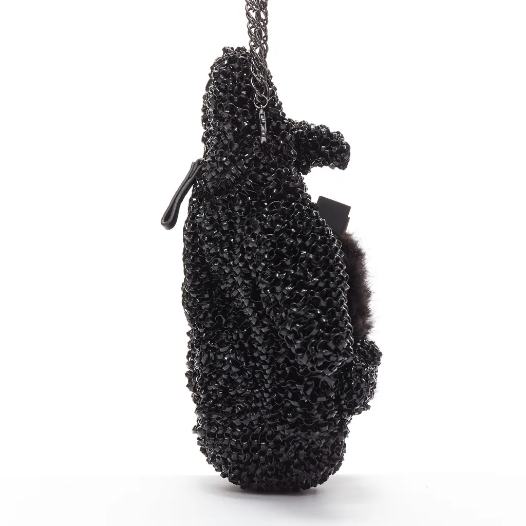 Anteprima Penguin Chain Bag Black Plastic Very good - Model View