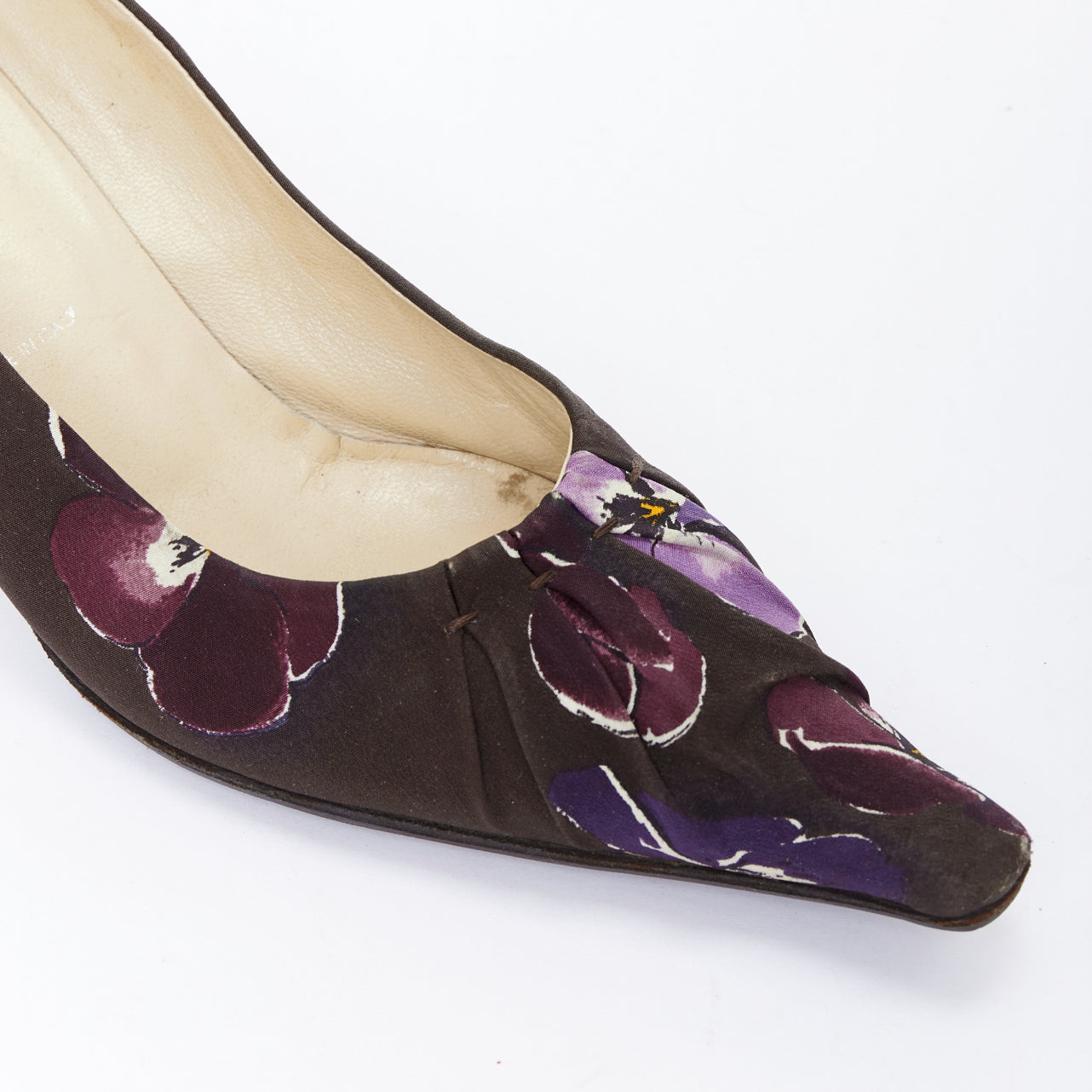 Prada Floral Kitten Pumps - Detail 2