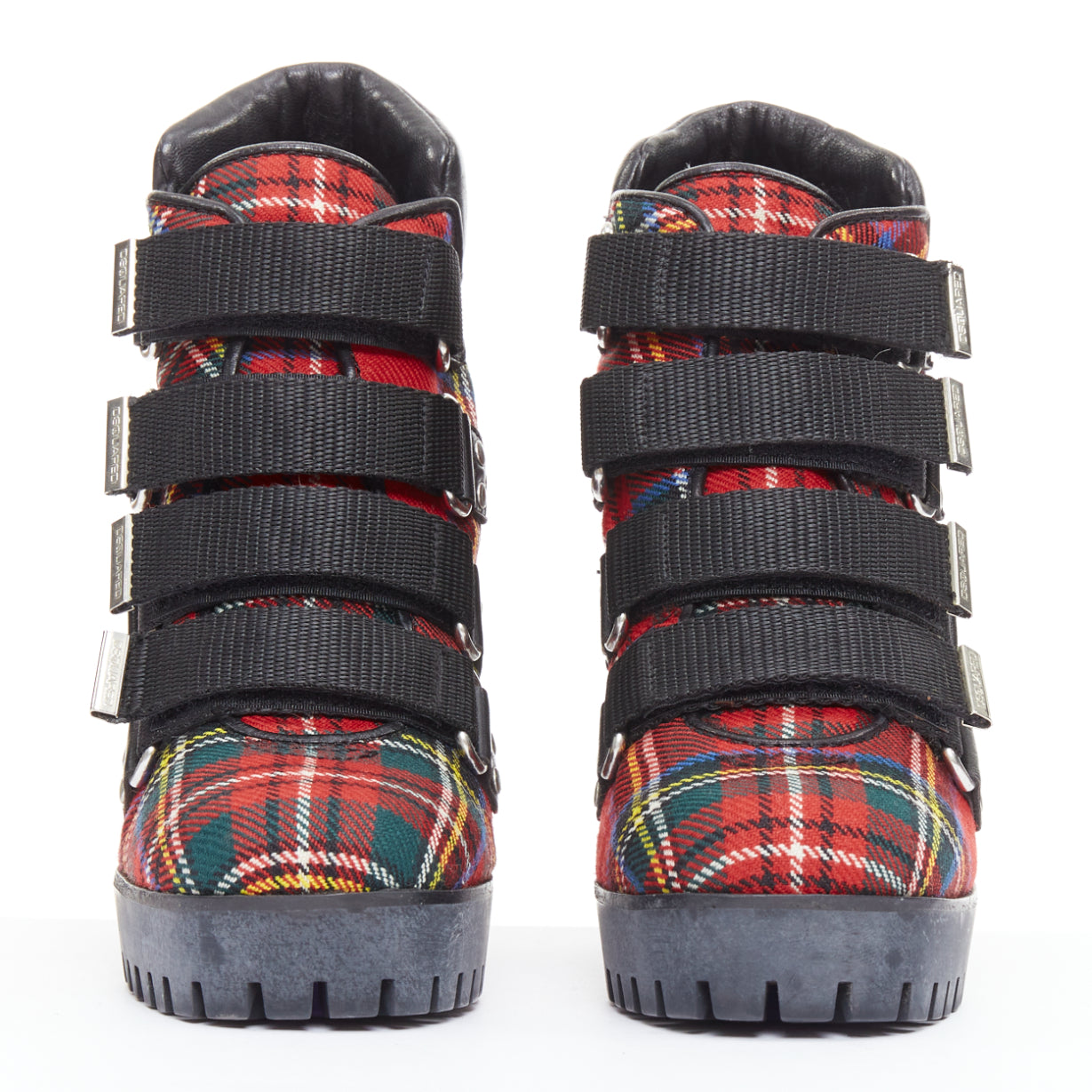 Dsquared2 Tartan Ankle Booties - Image 6