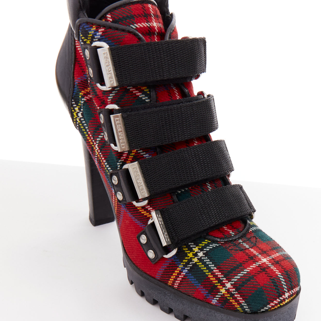 Dsquared2 Tartan Ankle Booties - Detail 2