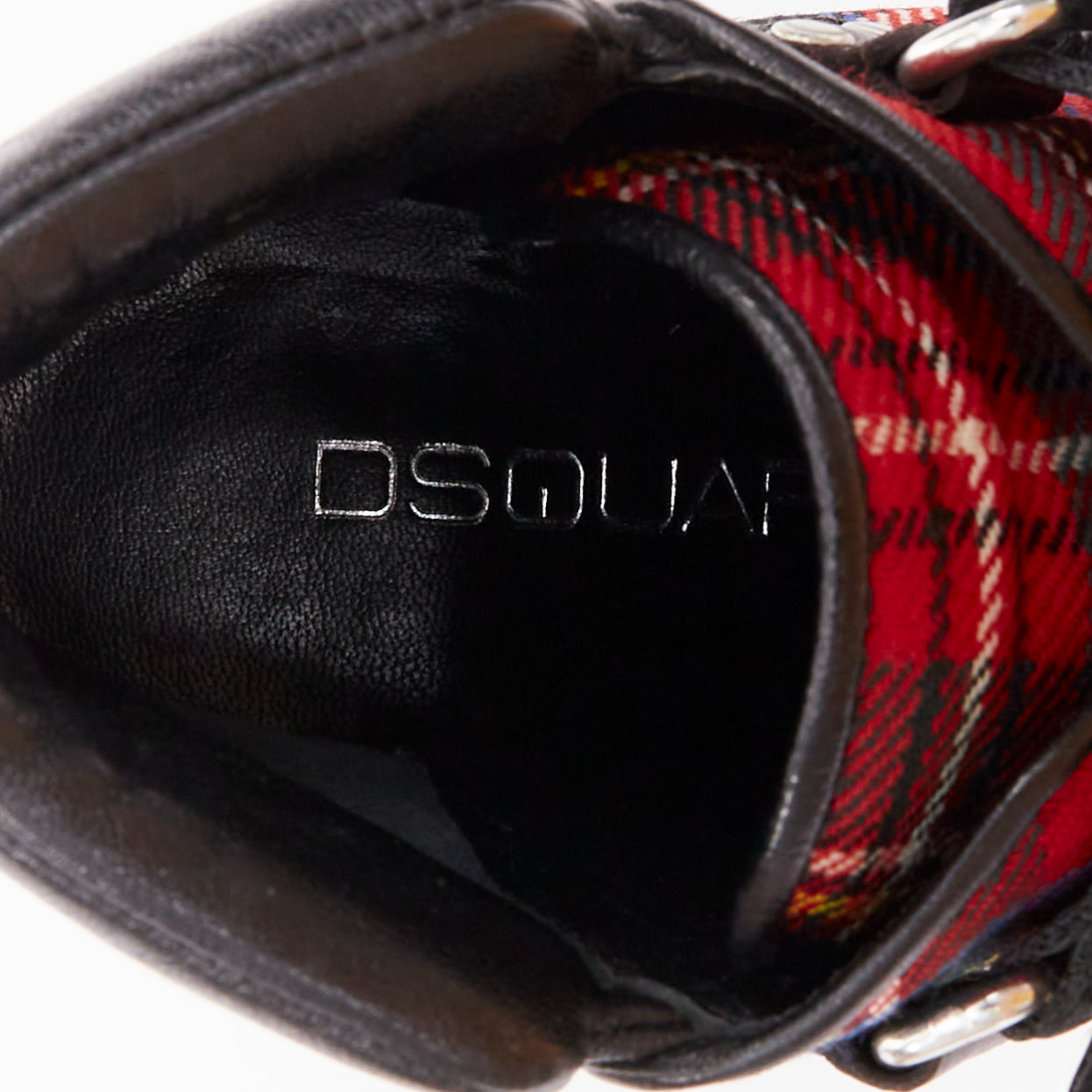 Dsquared2 Tartan Ankle Booties - Image 10