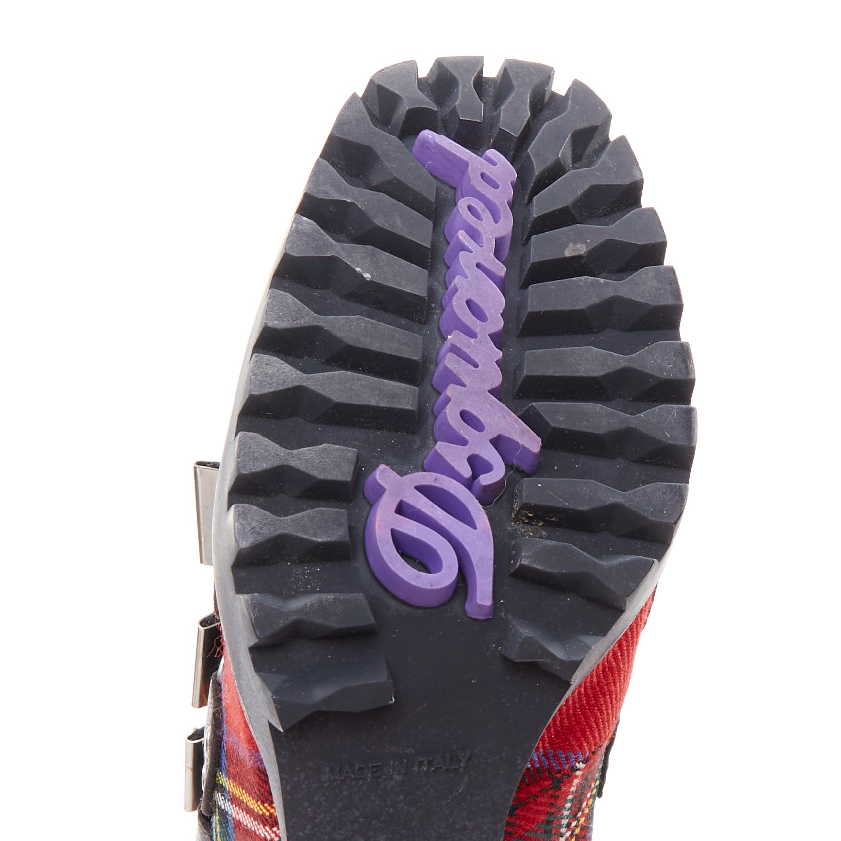 Dsquared2 Tartan Ankle Booties - Image 11