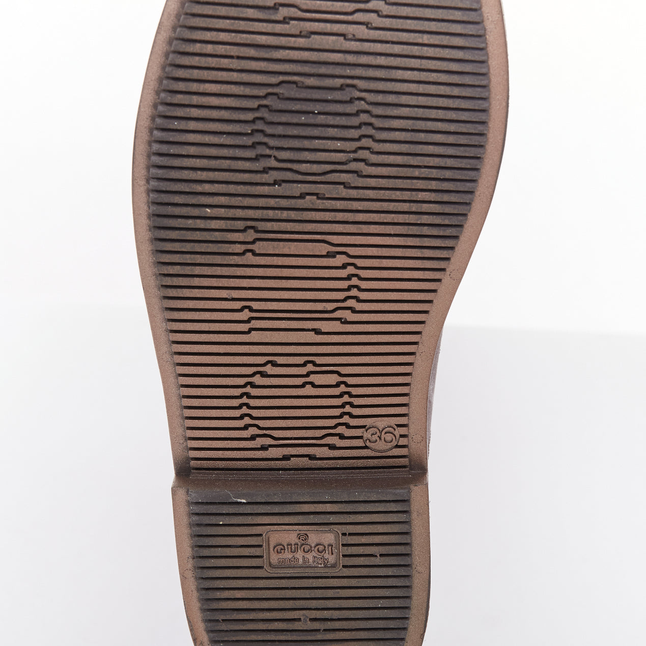 Gucci Crystal Heel Suede Boots - Image 11