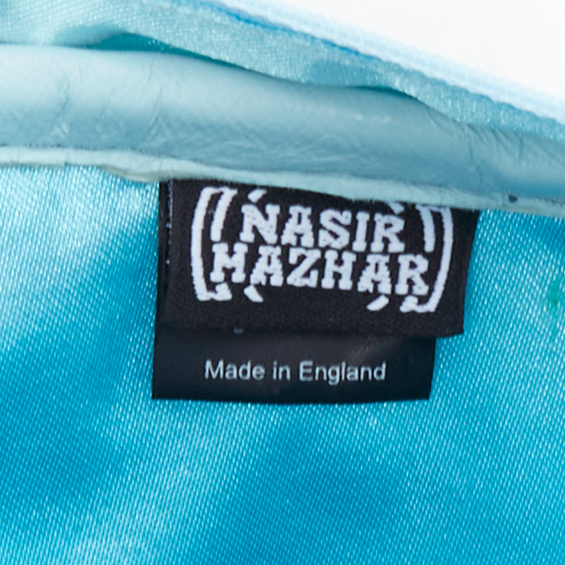 Nasir Mahzar Grey Trapeze Satchel - Image 12