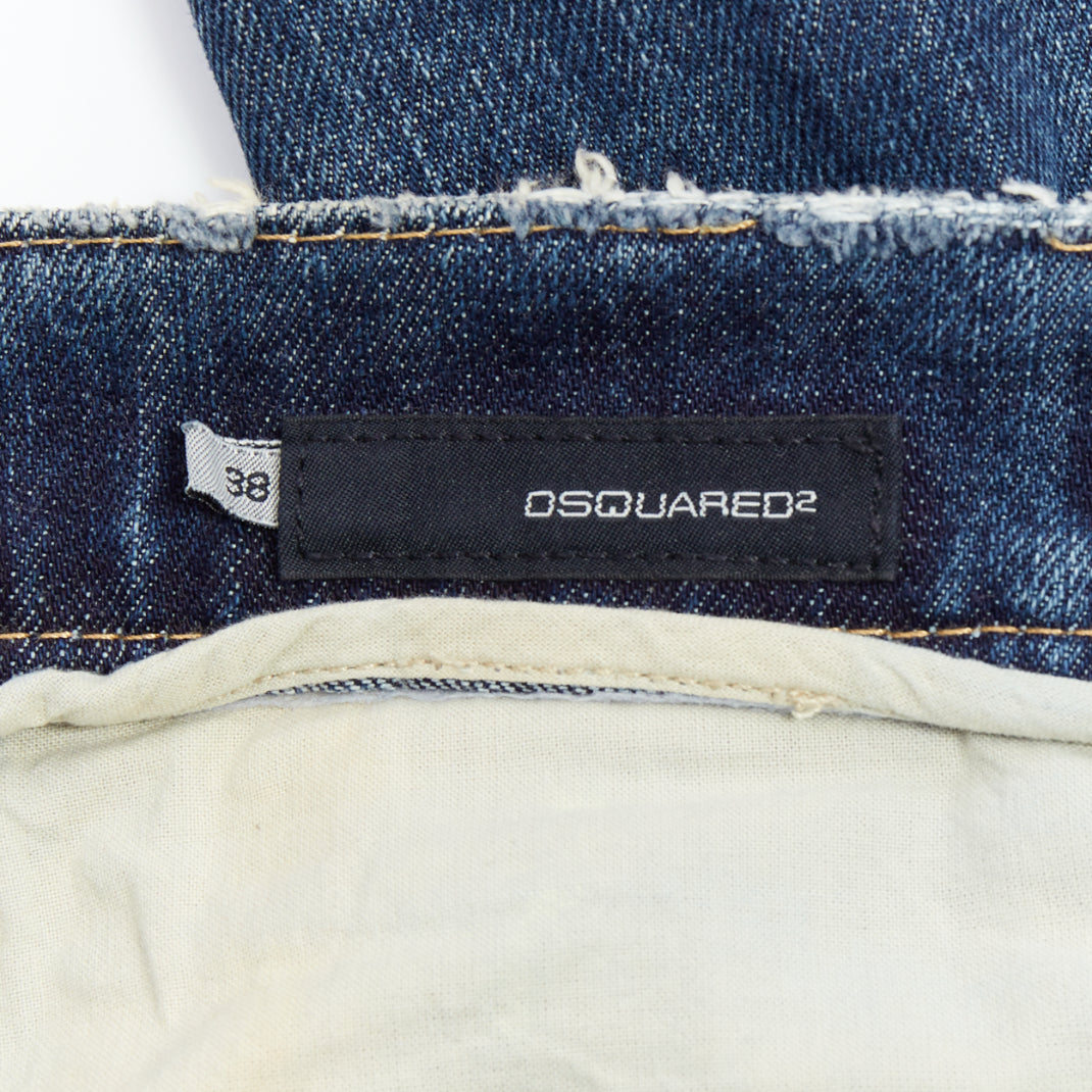 Dsquared2 Orange Cropped Jeans - Image 10