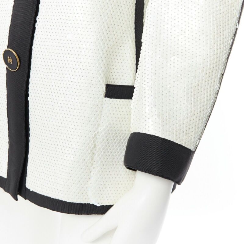 Chanel Sequin Trim Jacket - Image 11