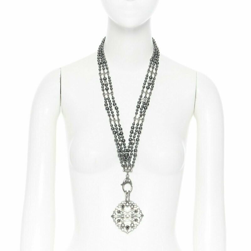 Chanel Triple Pearl Necklace