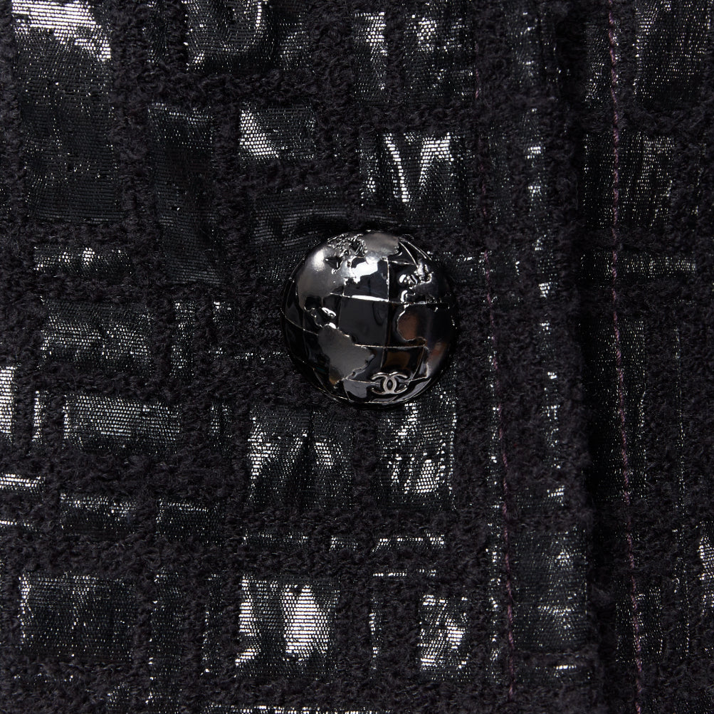 Chanel Cyber Tweed Jacket - Back view