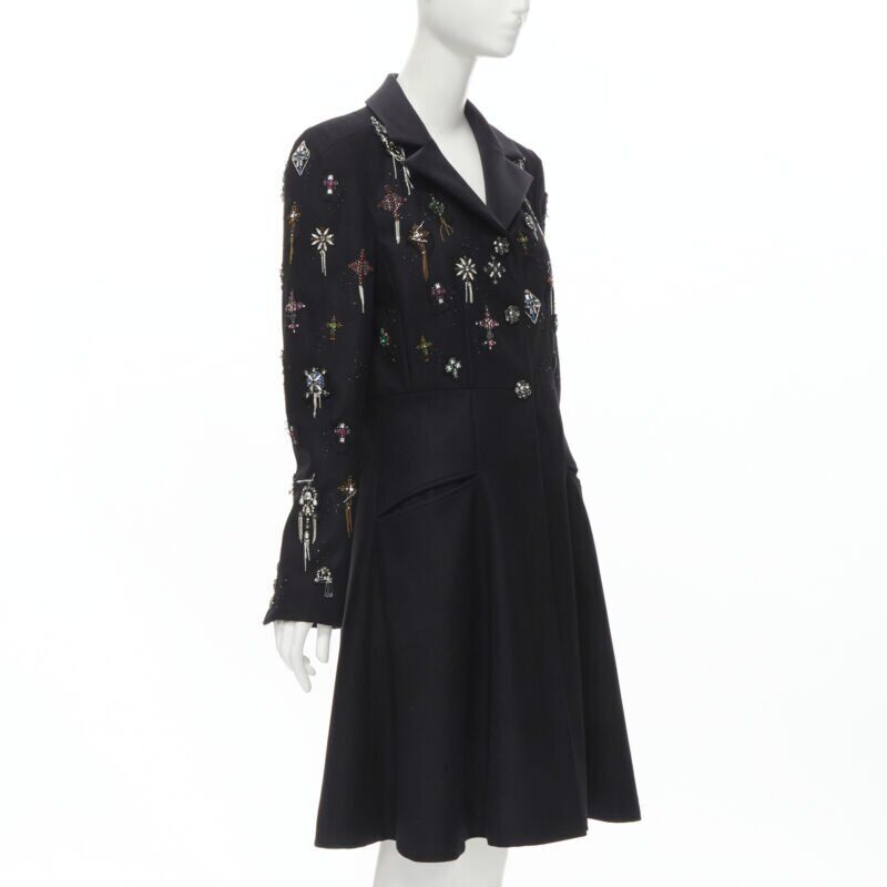 Chanel Black Punk Cashmere Coat - Image 6