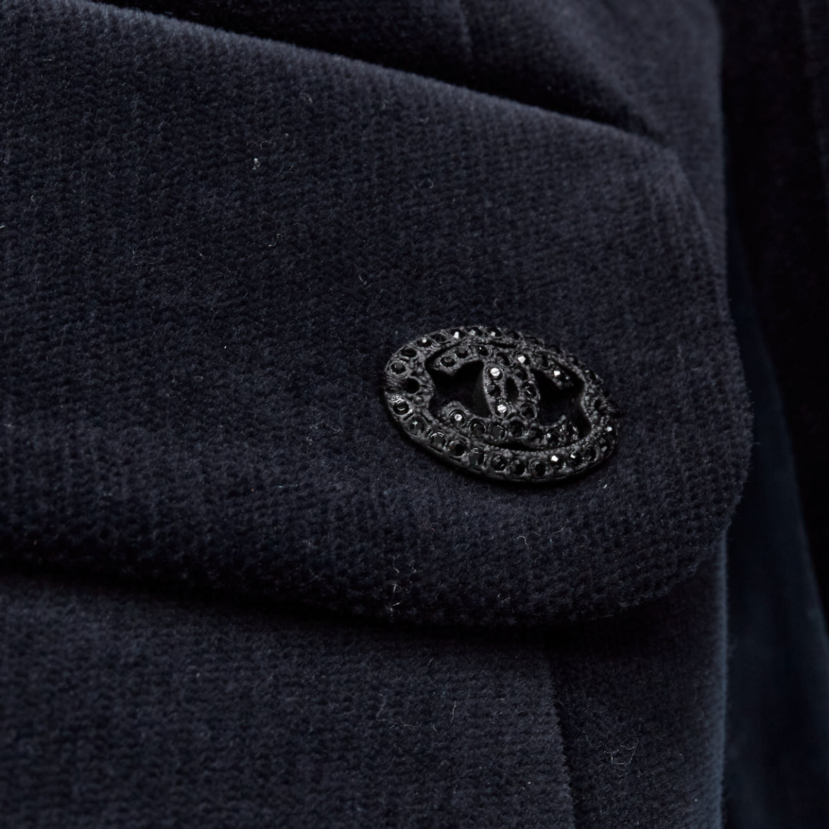 Chanel Velvet Tuxedo Blazer - Back view