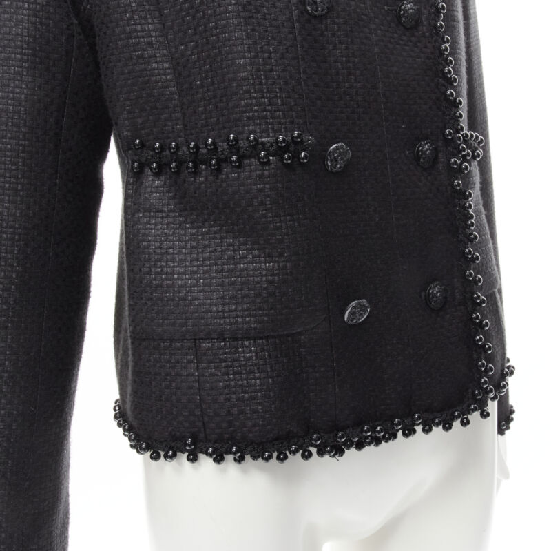 Chanel Lacquered Tweed Lion Jacket - Image 12