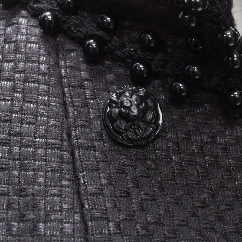 Chanel Lacquered Tweed Lion Jacket - Image 13