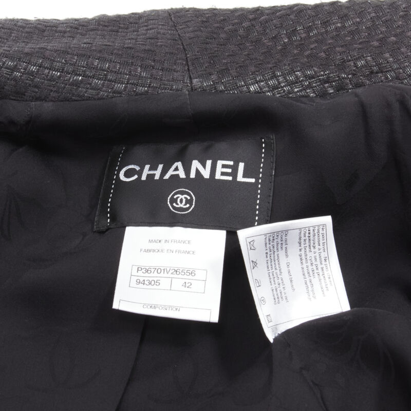 Chanel Lacquered Tweed Lion Jacket - Image 14