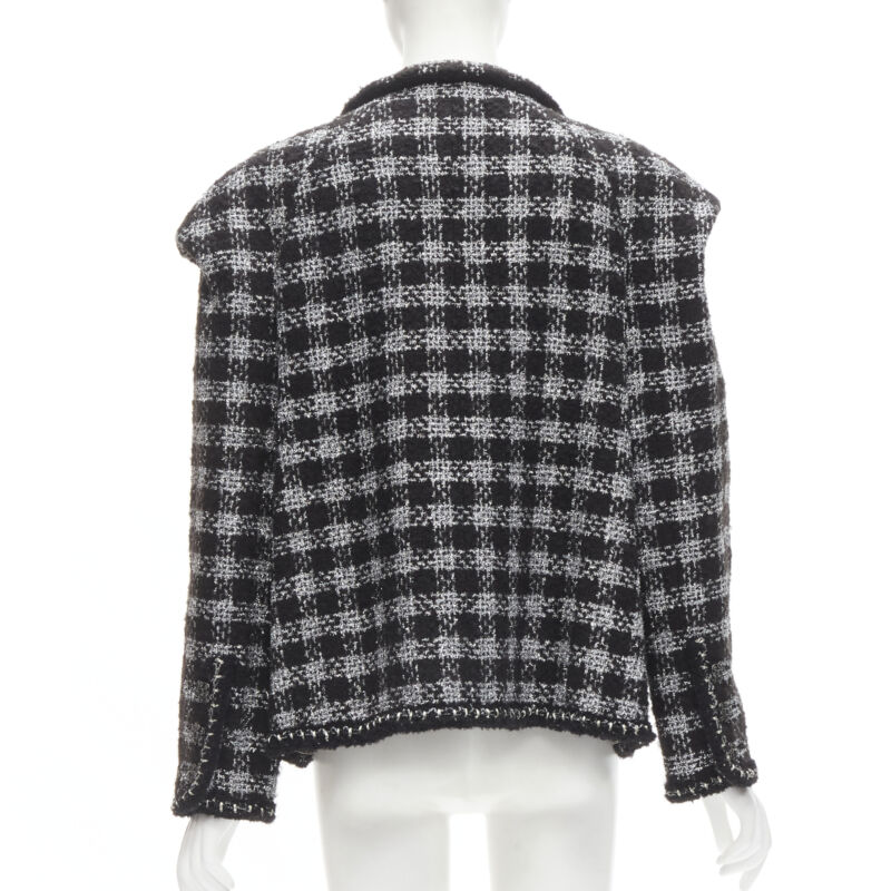 Chanel Fantasy Tweed Check Jacket - Detail 1