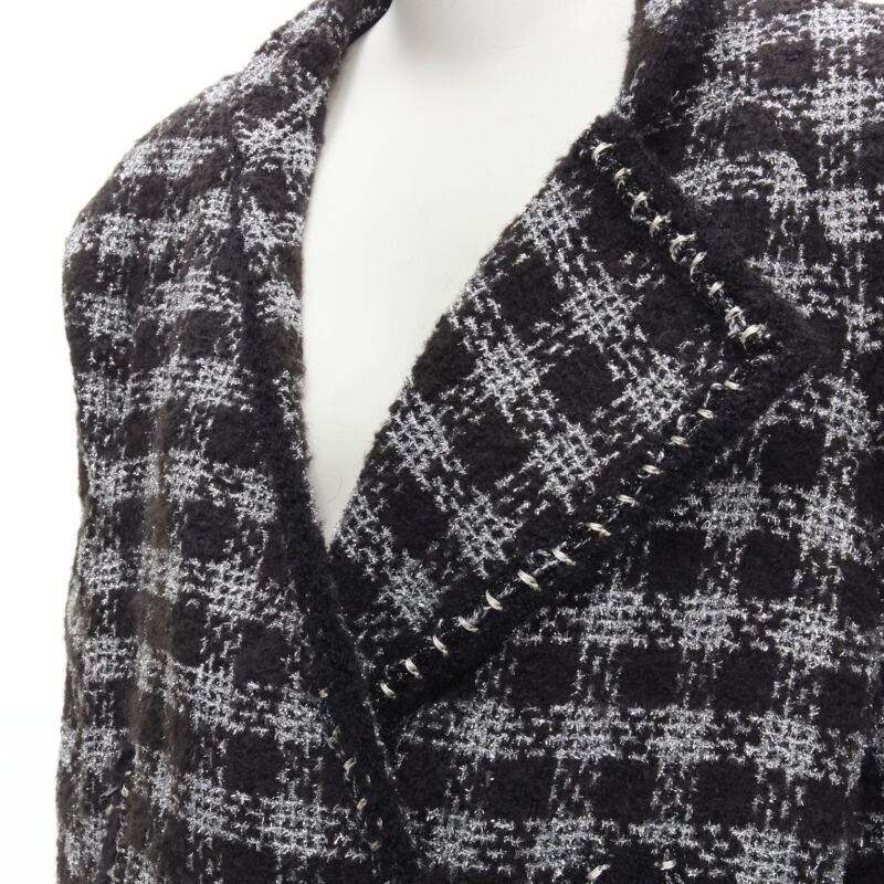 Chanel Fantasy Tweed Check Jacket - Detail 2