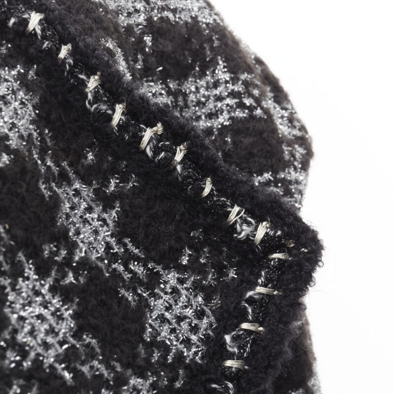 Chanel Fantasy Tweed Check Jacket - Image 12