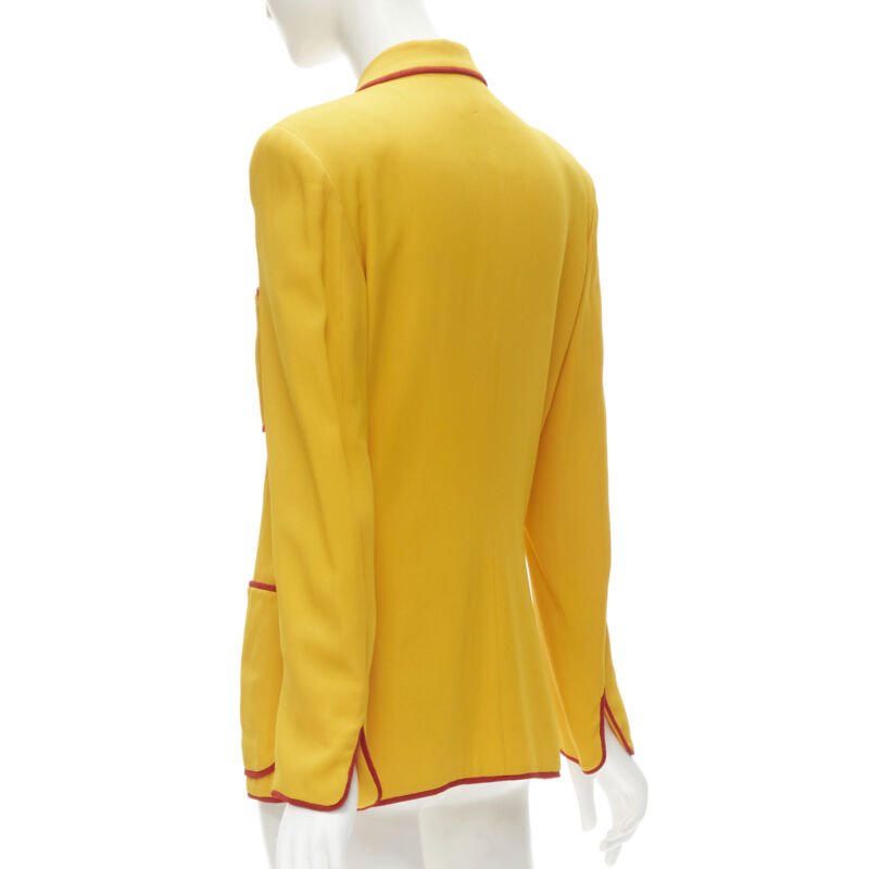 Moschino Yellow Trim Blazer - Detail 2