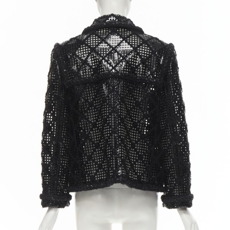 Chanel PVC Braided Tweed Jacket - Detail 1